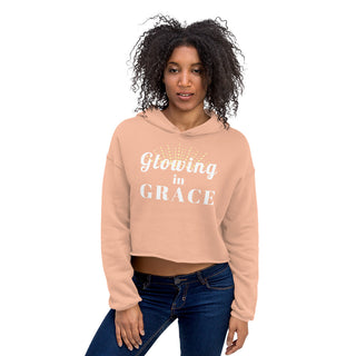 L - Grace Crop Hoodie