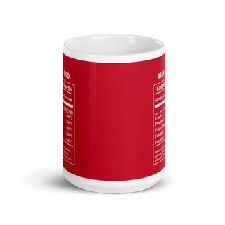 MOG glossy mug - red